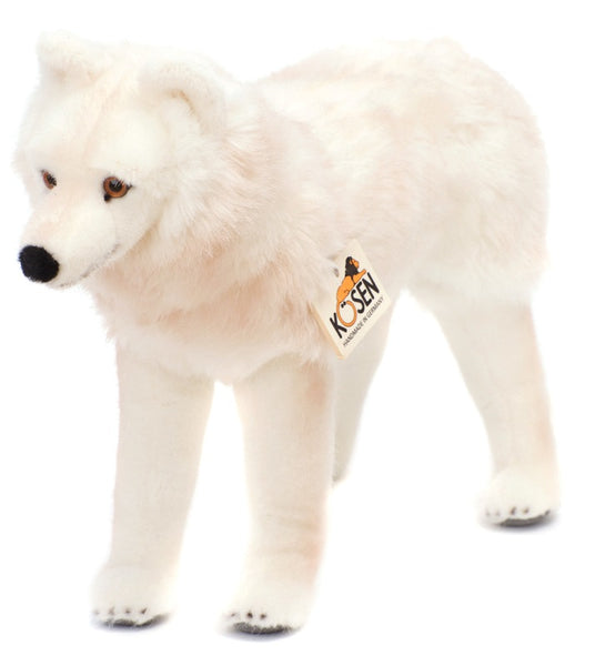 Stuffed 2025 white wolf