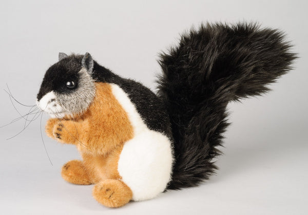 Asian Tri-Coloured Squirrel by Kosen, sitting - 17cm