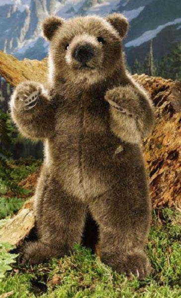 Brown Bear by Kosen - 30cm, standing