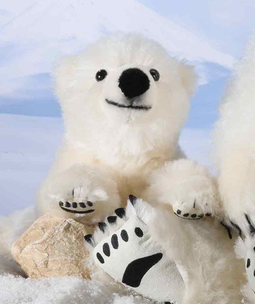 Polar bear by Kosen - 34cm, mohair