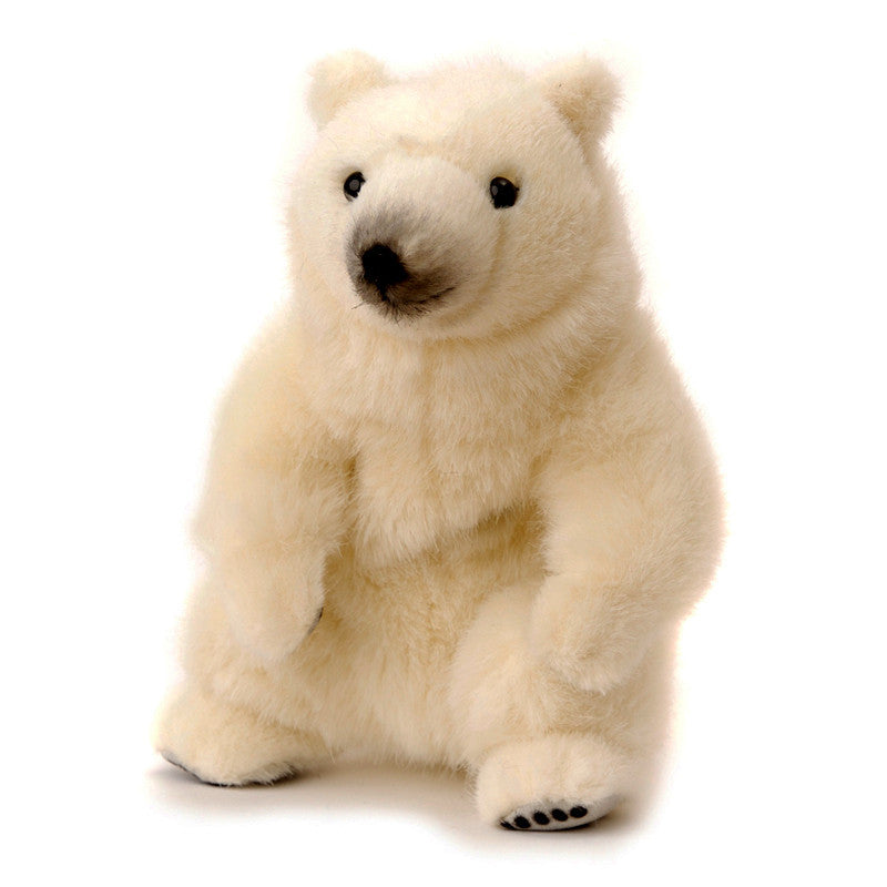 Mini polar bear stuffed animal deals