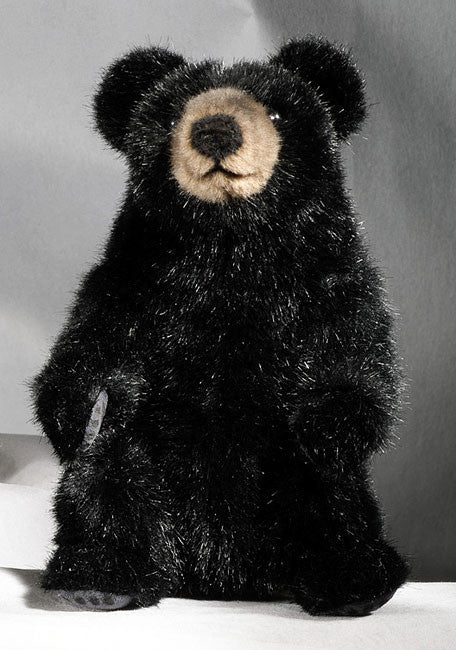 Black bear stuffed animal realistic deals