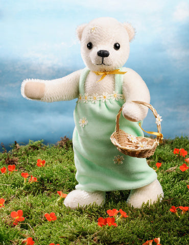 Anuschka the Flower Girl Teddy Bear by Kosen - 27cm