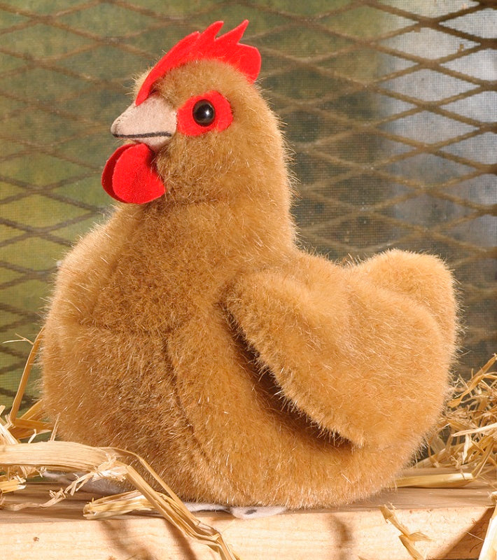 Hen by Kosen 14cm reddish brown