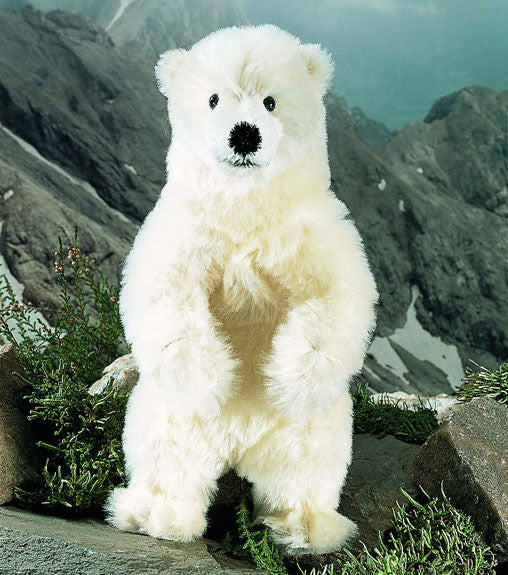 Mohair polar bear by Kosen 31cm
