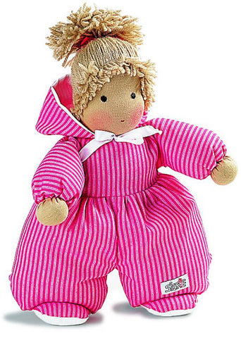 Silke Pink Anni Rag Doll by Kosen - 26cm