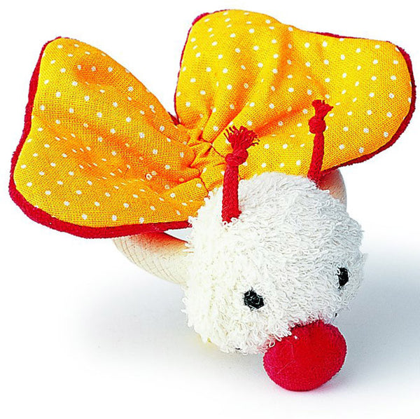 Silke Butterfly with wooden ring by Kosen - 12cm