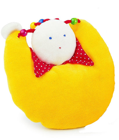 Silke Yellow Cuddly Pillow by Kosen - 17cm