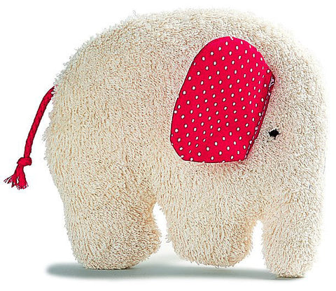 Silke Red Grabber Elephant by Kosen - 16cm