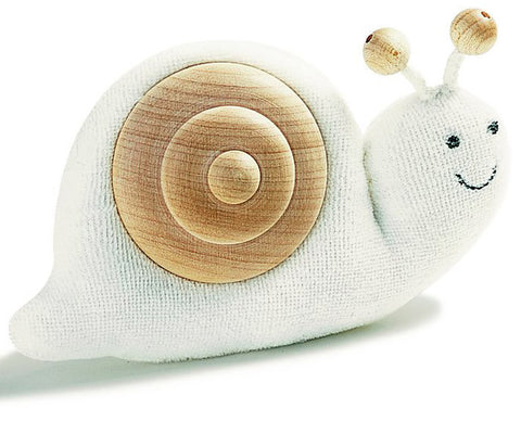 Silke White Grabber Snail by Kosen - 14cm