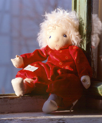 Silke Little Flower Rag Doll by Kosen - 32cm